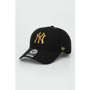 47brand sapca MLB New York Yankees culoarea negru, cu imprimeu imagine