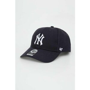 47brand sapca MLB New York Yankees culoarea albastru marin, cu imprimeu imagine