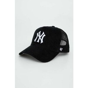 47brand sapca MLB New York Yankees culoarea negru, cu imprimeu imagine