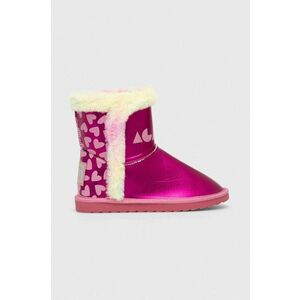Agatha Ruiz de la Prada cizme de iarna copii culoarea roz imagine