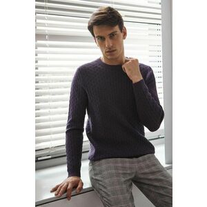 Medicine pulover barbati, culoarea violet, light imagine