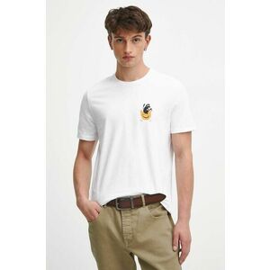 Medicine tricou din bumbac barbati, culoarea alb, cu imprimeu imagine