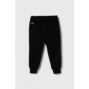 Lacoste pantaloni de trening pentru copii culoarea negru, melanj imagine