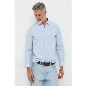 Pepe Jeans camasa Coventry barbati, cu guler clasic, slim imagine