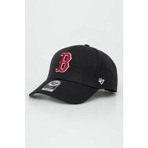47brand șapcă din amestec de lână MLB Boston Red Sox culoarea albastru marin, cu imprimeu imagine