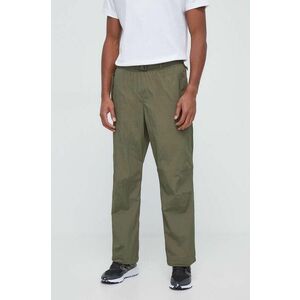 adidas Originals pantaloni barbati, culoarea verde, drept imagine