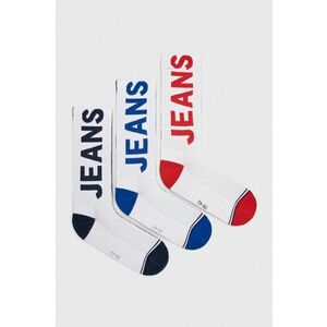Tommy Jeans sosete 3-pack culoarea alb imagine