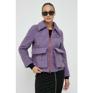 Beatrice B geaca de lana culoarea violet, de tranzitie imagine