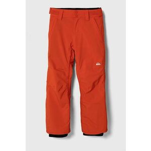 Quiksilver pantaloni de schi pentru copii ESTATE YTH PT SNPT culoarea portocaliu imagine