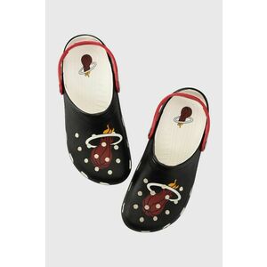 Crocs papuci NBA Miami Classic Clog culoarea negru 208861 imagine