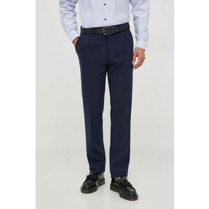 United Colors of Benetton pantaloni barbati, culoarea albastru marin, mulata imagine