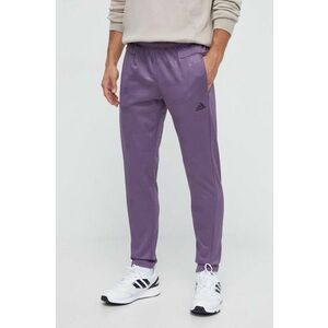 adidas pantaloni de trening culoarea violet, modelator imagine