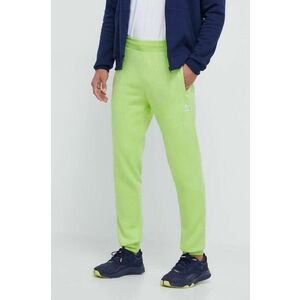 adidas Originals pantaloni de trening culoarea verde, neted imagine