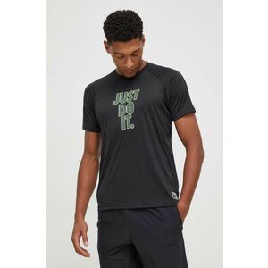 Nike tricou de antrenament culoarea negru, cu imprimeu imagine