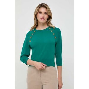 Marella pulover femei, culoarea verde, light imagine