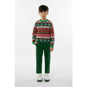 Kenzo Kids pulover copii culoarea verde imagine