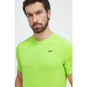 Reebok tricou de antrenament Activchill culoarea verde, neted imagine