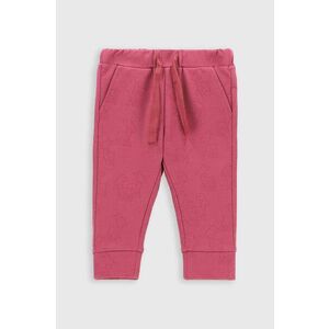 Coccodrillo pantaloni de trening pentru bebeluși culoarea roz, modelator imagine