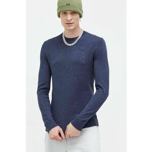 Hollister Co. pulover barbati, culoarea albastru marin, light imagine