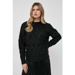 Silvian Heach pulover din amestec de lana femei, culoarea negru imagine