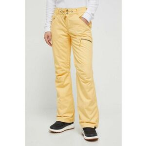 Roxy pantaloni Nadia culoarea galben imagine