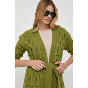 Silvian Heach cardigan din amestec de lana culoarea verde, călduros imagine