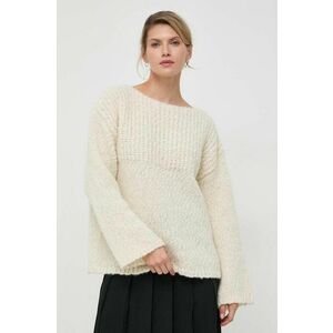 Lovechild pulover de lana femei, culoarea bej, călduros imagine