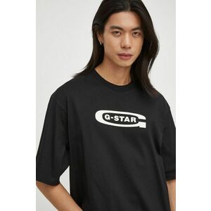 G-Star Raw tricou din bumbac barbati, culoarea negru, cu imprimeu imagine