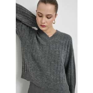 Beatrice B pulover din amestec de lana femei, culoarea gri, light imagine