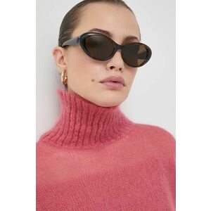 Versace ochelari de soare femei, culoarea maro imagine