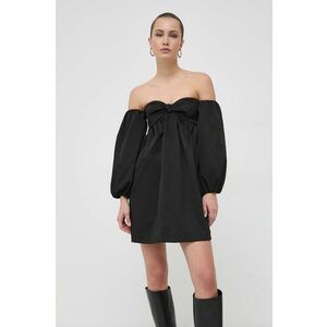 MAX&Co. rochie culoarea negru, mini, evazati imagine