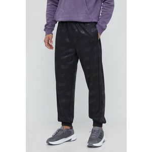 adidas pantaloni de trening culoarea negru, cu imprimeu imagine