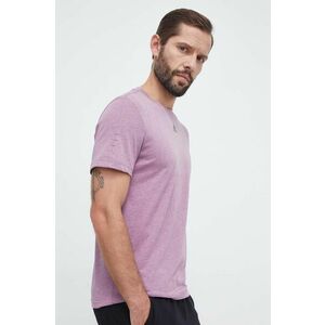 adidas tricou barbati, culoarea roz, cu imprimeu imagine