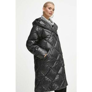 Medicine palton de puf femei, culoarea negru, de iarna, oversize imagine