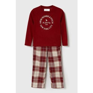 Abercrombie & Fitch pijama copii culoarea roz, modelator imagine