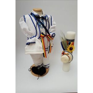 Set Traditional Botez - Costumas baiat Lumanare baiat 3 imagine