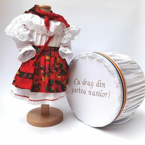 Set Traditional Botez - Costumas fetita Cutie trusou imagine