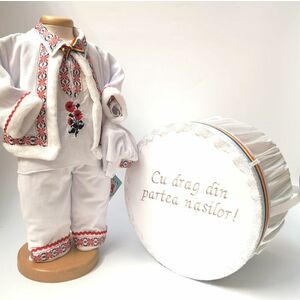 Set Traditional Botez Baiat - Costumas + Cutie 2 imagine