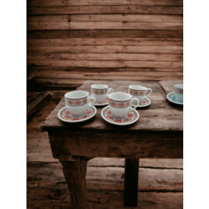 Set cafea cu motive traditionale 3 imagine