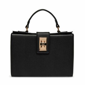Incaltaminte Femei Anne Klein Convertible Box Bag with Enamel Turnlock BlackBlack imagine