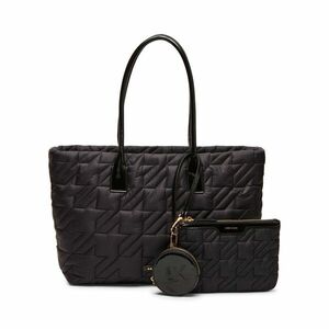 Incaltaminte Femei Anne Klein Quilted Nylon Tote with Pouch BlackBlack imagine