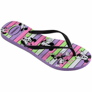 Incaltaminte Femei Havaianas Slim Disney Flip Flop Sandal Purple Prism imagine