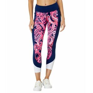 Imbracaminte Femei Lilly Pulitzer Mid-Rise Midi Leggings Low Tide Navy Flirty Fins and Feathers imagine