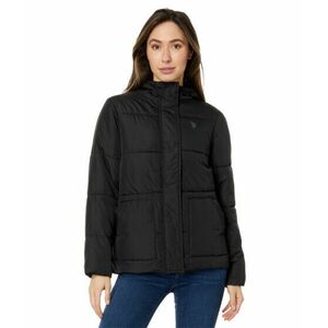 Incaltaminte Femei US Polo Assn Classic Hooded Puffer with Patch Pocket And Cozy Faux Fur Lining Black imagine