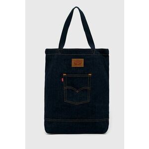 Levi's geanta de bumbac culoarea albastru marin imagine