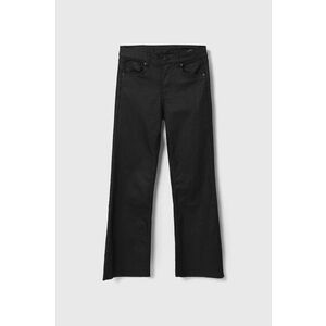 Pepe Jeans pantaloni copii culoarea negru, neted imagine