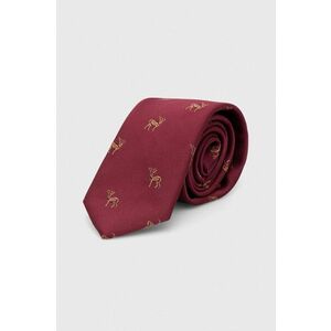 Medicine cravata culoarea bordo imagine