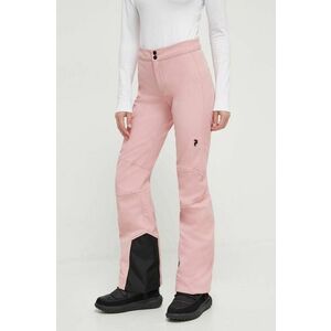 Peak Performance pantaloni Stretch culoarea roz imagine