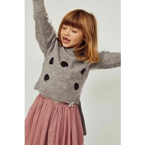zippy pulover copii culoarea gri imagine