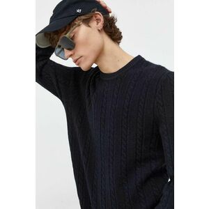Abercrombie & Fitch pulover barbati, culoarea negru imagine